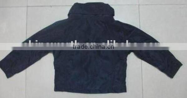 kids polyester interwoven kids winter coat stock lots