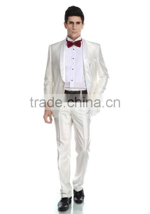latest men white suit wedding pant coat design