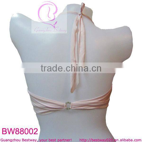 Very sexy hot front open rhinestone bra straps with pearl