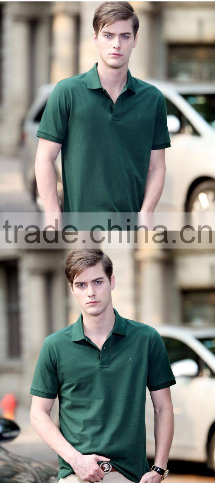 Wholesale fashion 180g polo t shirts 100% cotton wholesale price