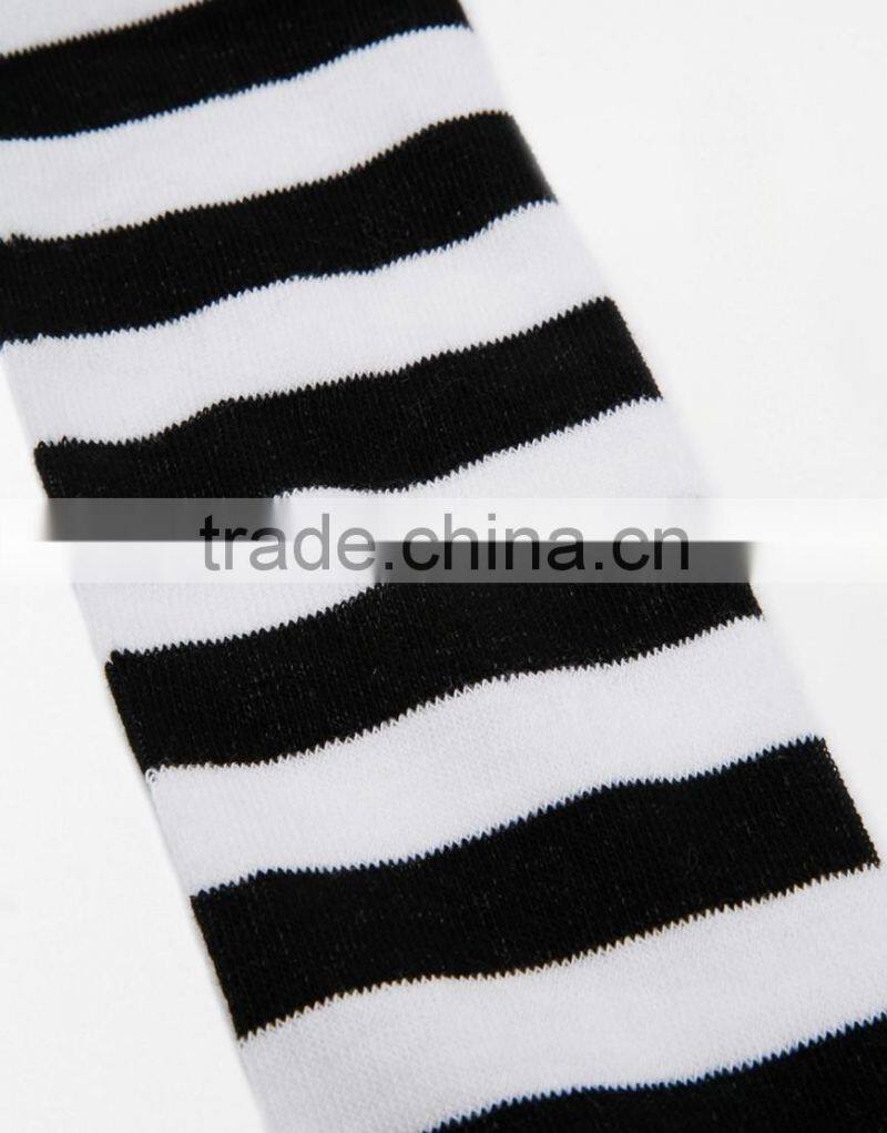 wholesale women warm stripe over the knee socks