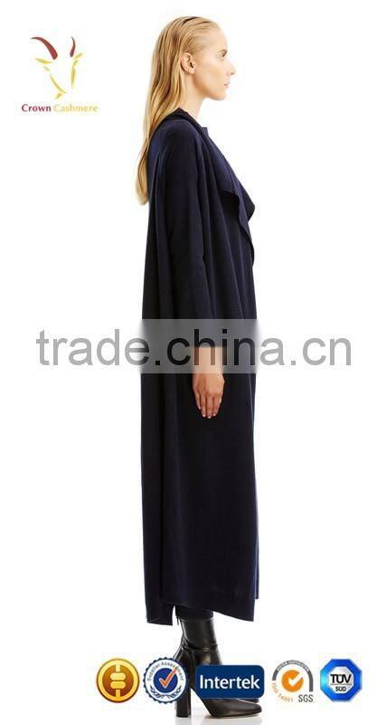 Shawl Collar Long Winter Wool Cashmere Coats for Women