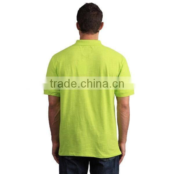 men's blank short sleeve cotton polo shirts