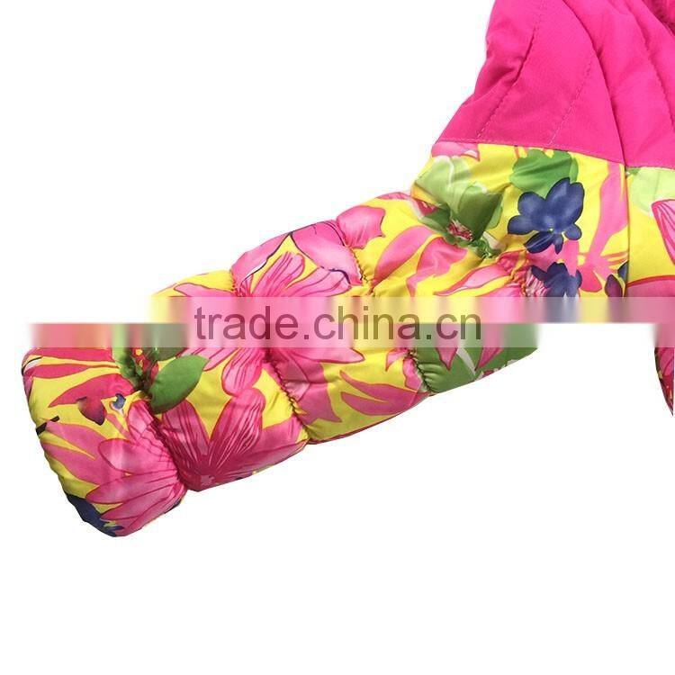 wholesale pattern faux fur coat jackets for children winter jackets