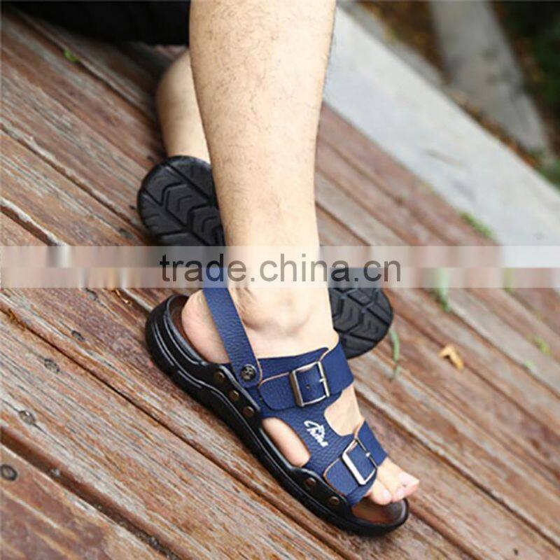Genuine Leather Sandals,Outdoor Male Comfortable Shoes