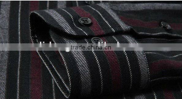 100% Cotton Fashion stripe shirt men 2013/shirt manufacturers