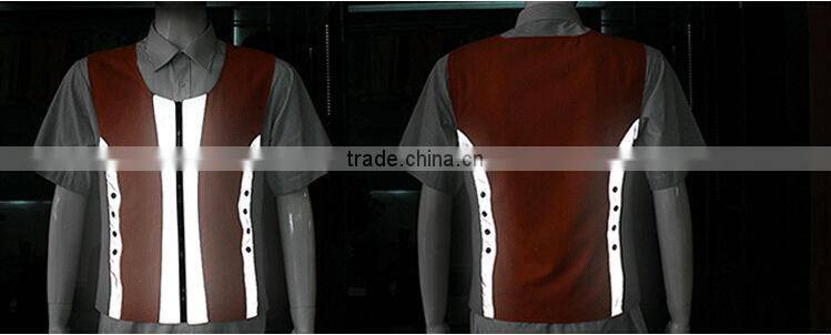 High Visibility led light reflective safety workwear