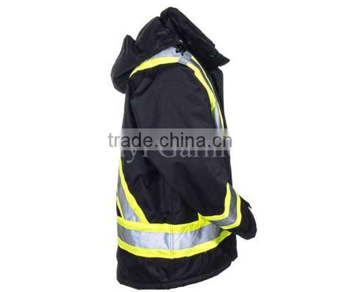 hi visibility flame resistant anti foul security uniform