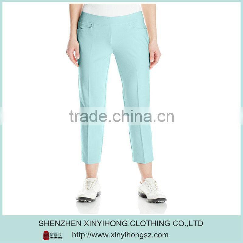 OEM Service Dry Fit Performance Golf Trousers , ladies golf pants with high quality