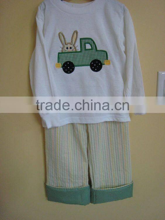 2017 girls Easter day outfit spring boutique girl clothing easter boutique outfits wholesale children's boutique clothing