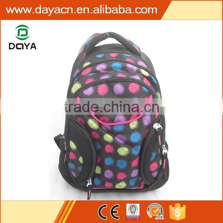2017 latest custom new design cheap girl school bag backpack