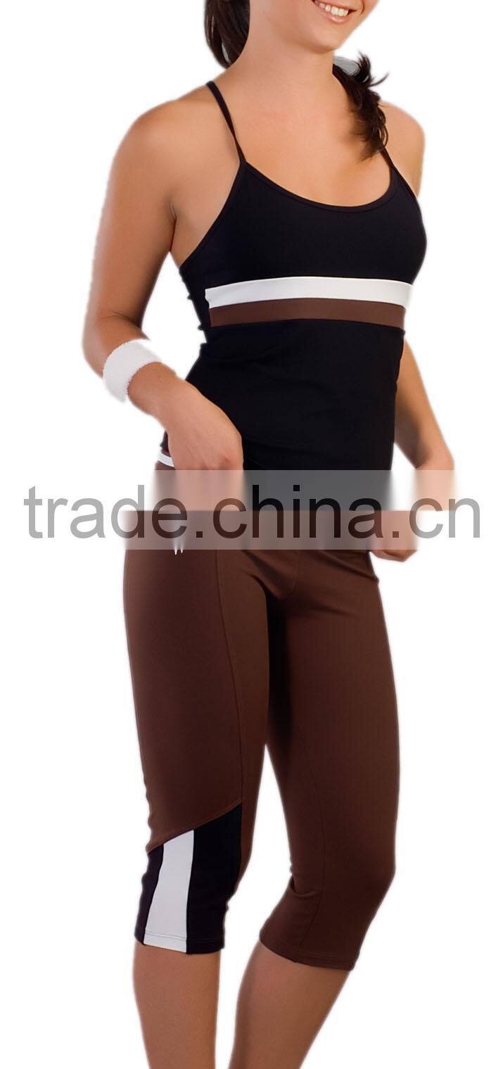 high quality bamboo spandex gym wear