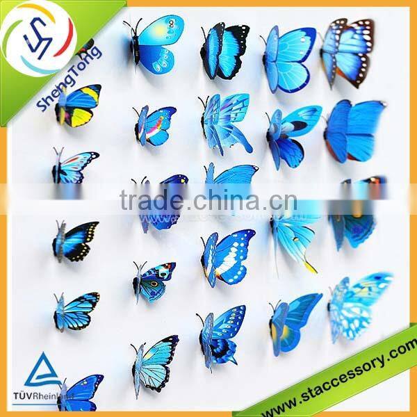 new product wholesale 3d butterfly wall stickers room decor 3d wall stickers