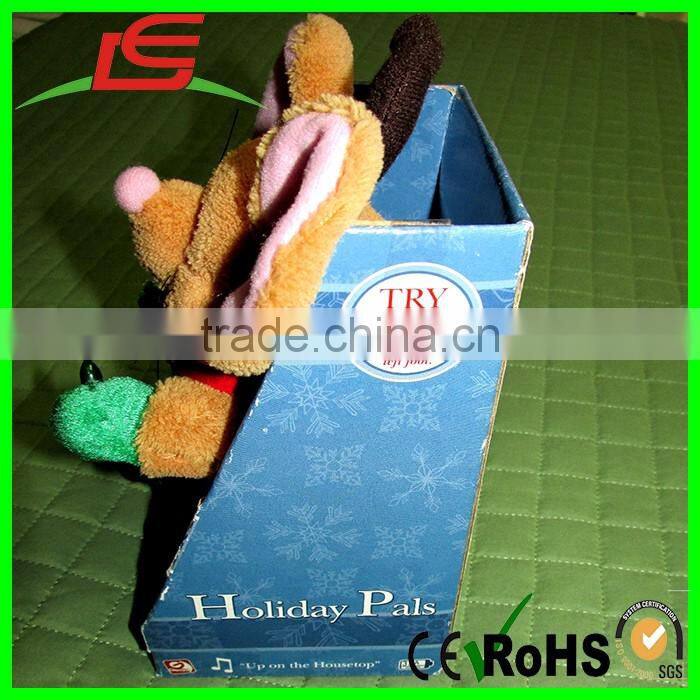 Wholesale Singing Dancing Holiday Pals Reindeer Mouse Plush