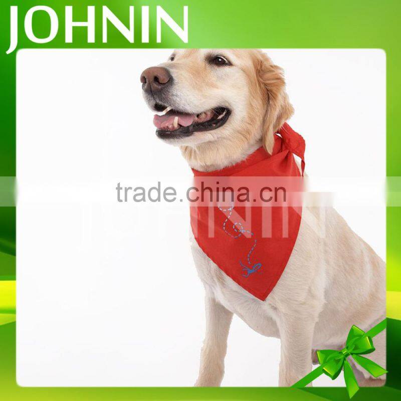 OEM Custom Printed Logo Cute Soft Pet Triangle Dog Bandana