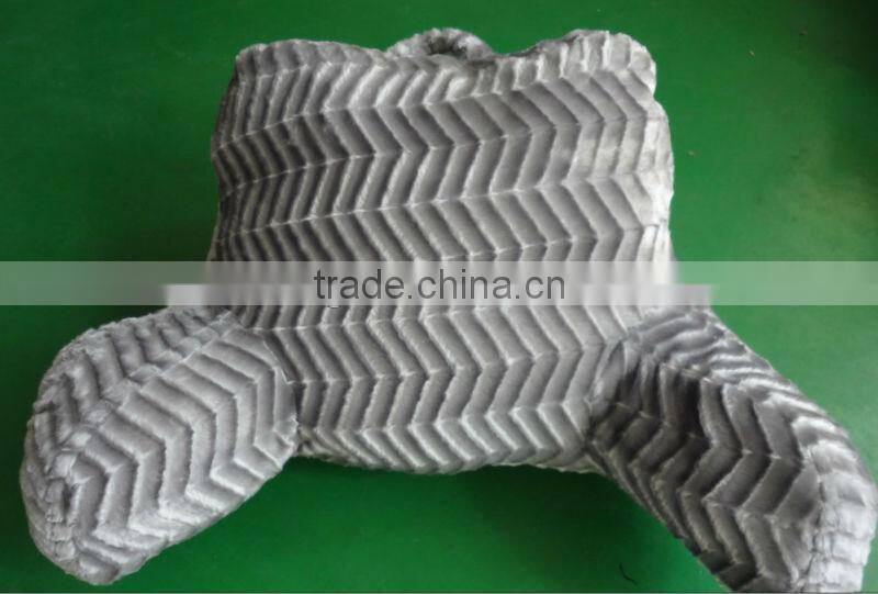 pv plush brushed fabric bed rest