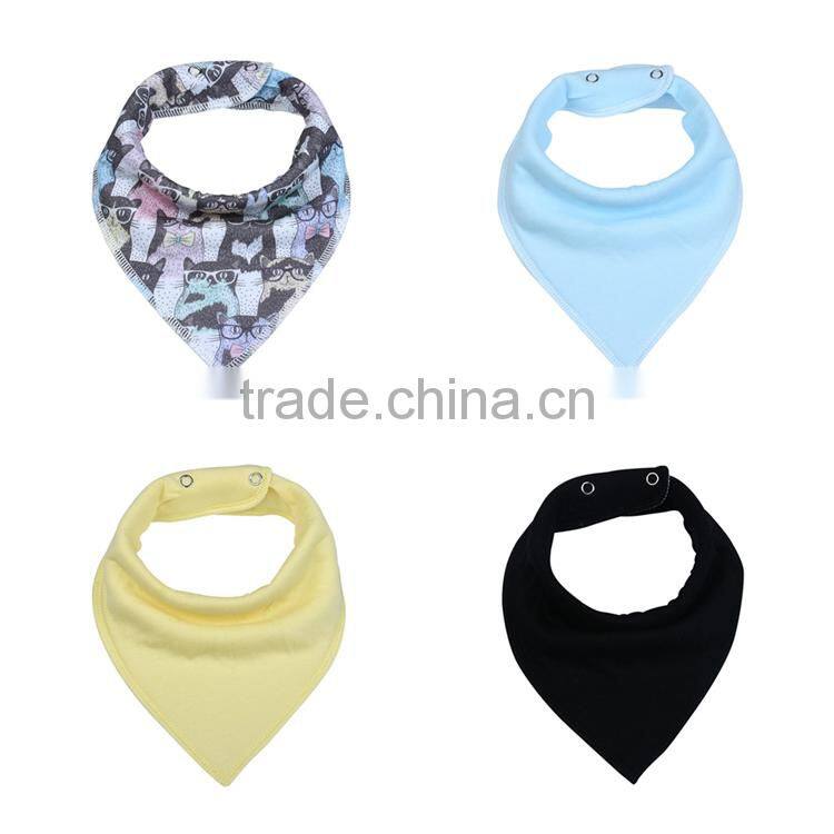 100%cotton plain baby bibs