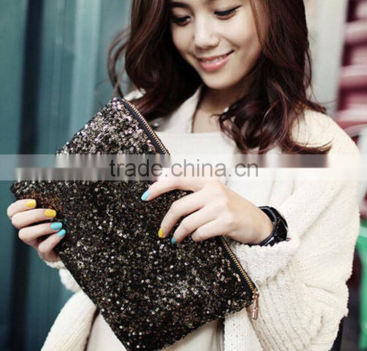 9 Colors Stock !! Bling Sequin evening party clutch bags