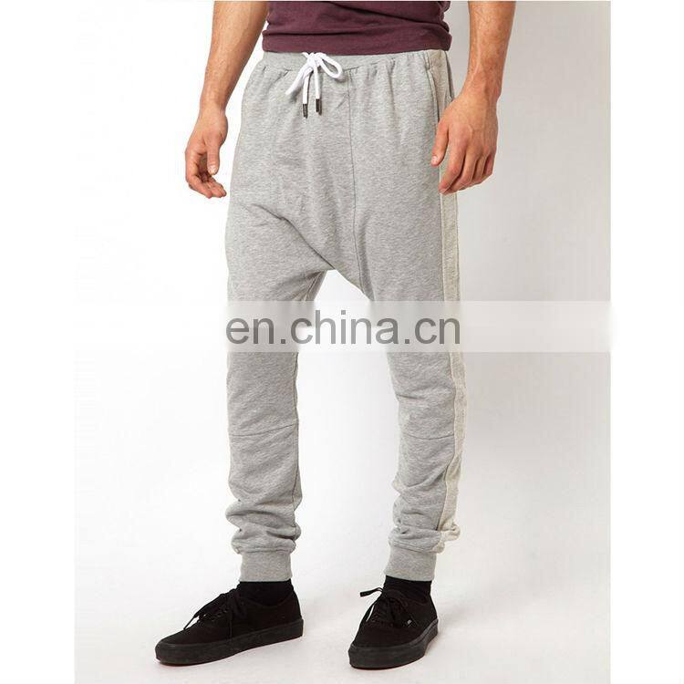 Wholesale Men Sweatpants With Zips Side Pockets Custom Skinny Fit Joggers