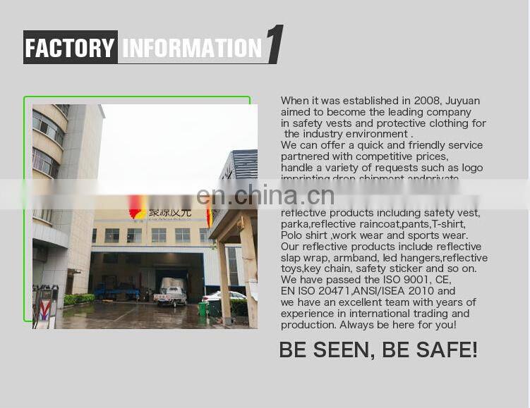 running safety vest reflective TC fabric