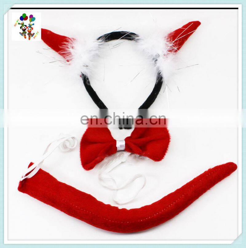 3pcs Fancy Dress Cosplay Animal Ears Party Headbands with Bow Tie HPC-0701