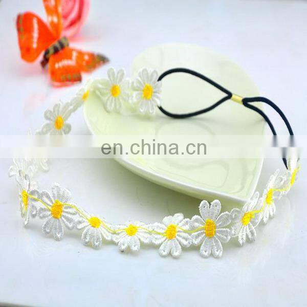 Bohemia Sunflower hair accessories handmaded flexible hair band