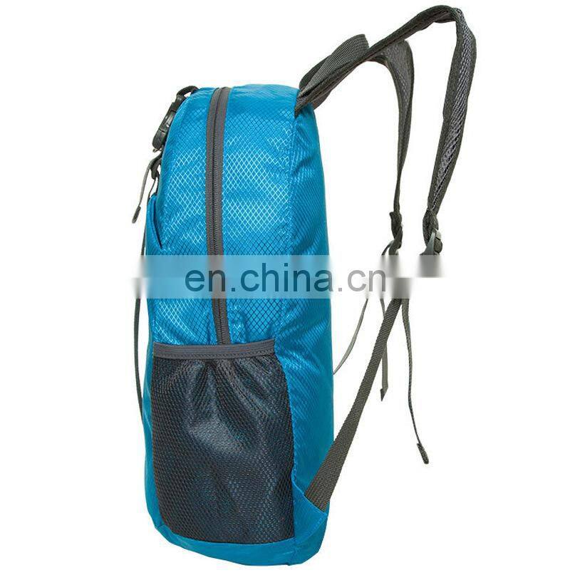 Blue Lightweight Packable Durable Travel Hiking Backpack Daypack