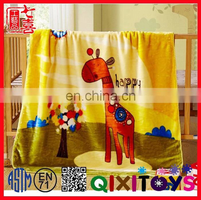 100% polyester coral fleece baby blanket / softtextile blanket