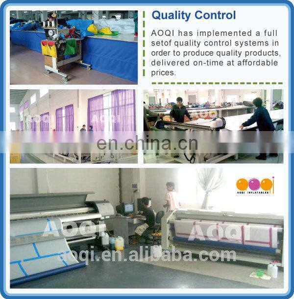 AOQI competitive price Arctic Ocean inflatable Polar Bear Pattern water slide for kids and adults