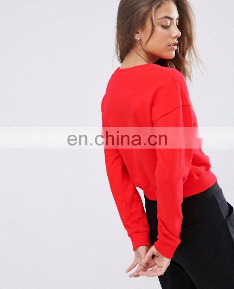 Fashion Sexy Mesh Long Sleeve Wholesale Women Crop Tops Custom Cheerleading Uniform Tops