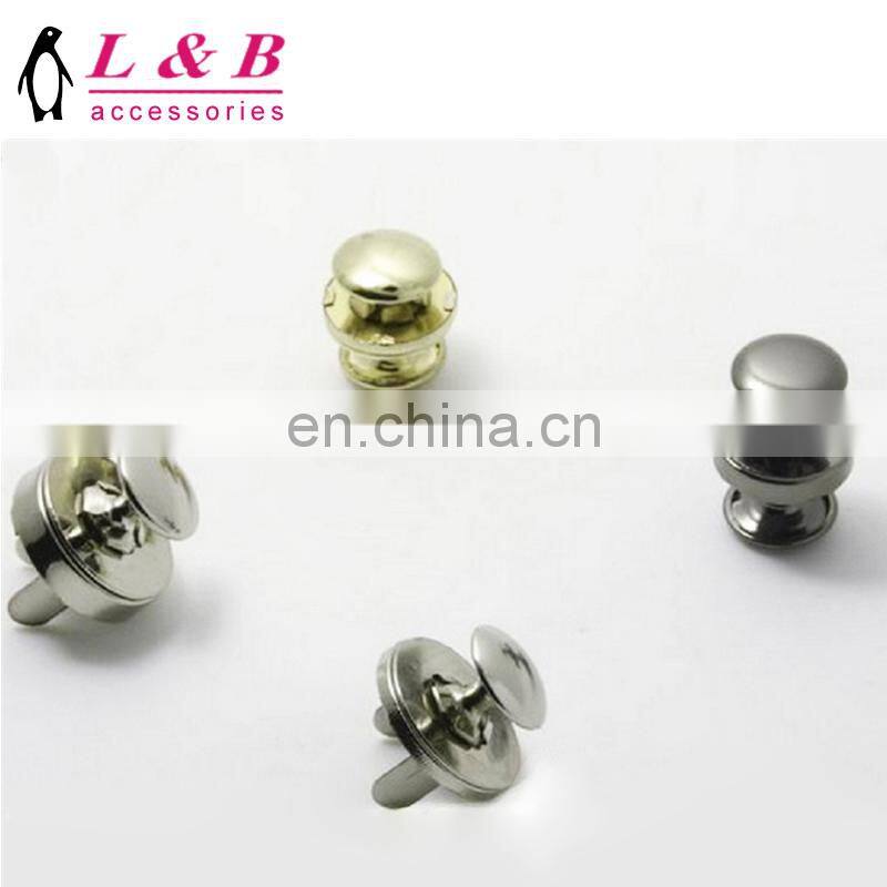 2018 metal double face rivet magnet button