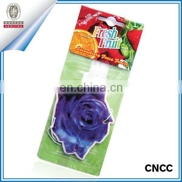 Car air freshener paper material auto air freshenr for decoration
