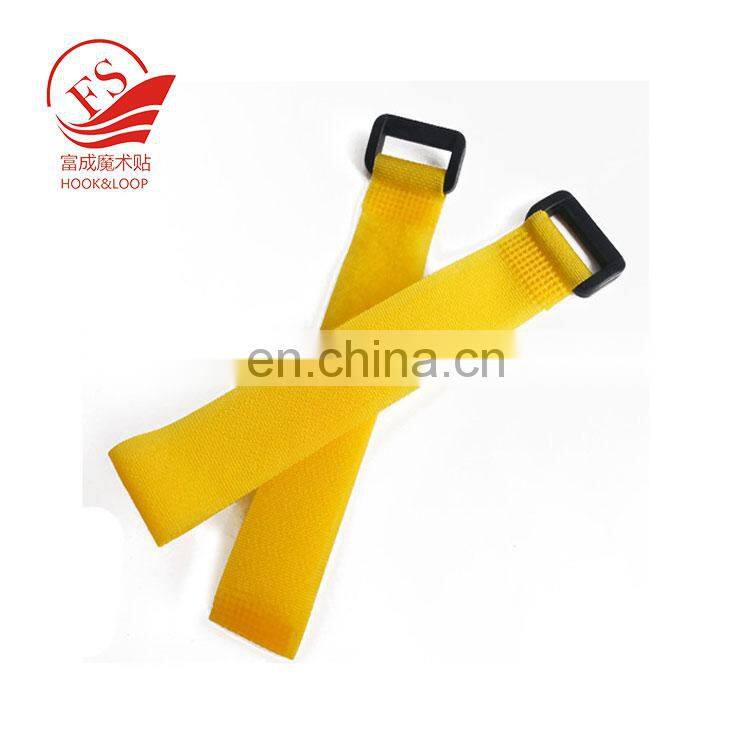 High quality Hook and Loop Strap Cable Ties Organizer Fastener with Plastic buckle