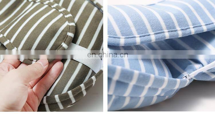 2018 Original design stripe pattern sleeping eyeshade set bed travel kit eye mask neck pillow