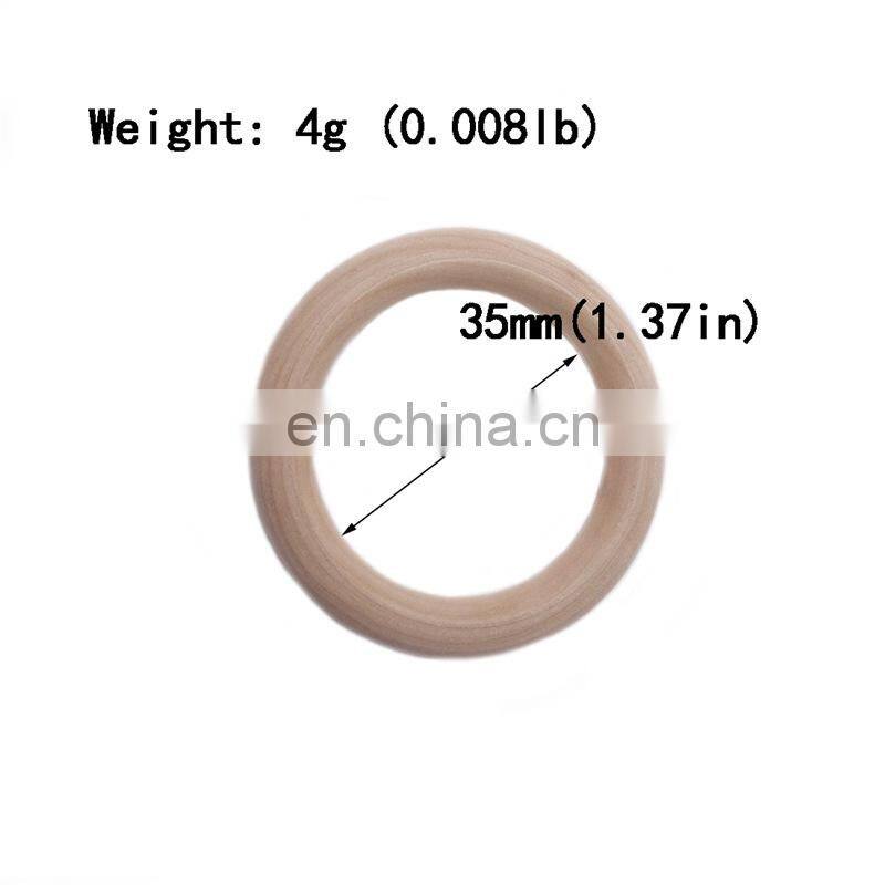 DIY Baby Grind Wooden toys Safe eco-friendly photography Wooden circle ring Infant Gift 11size
