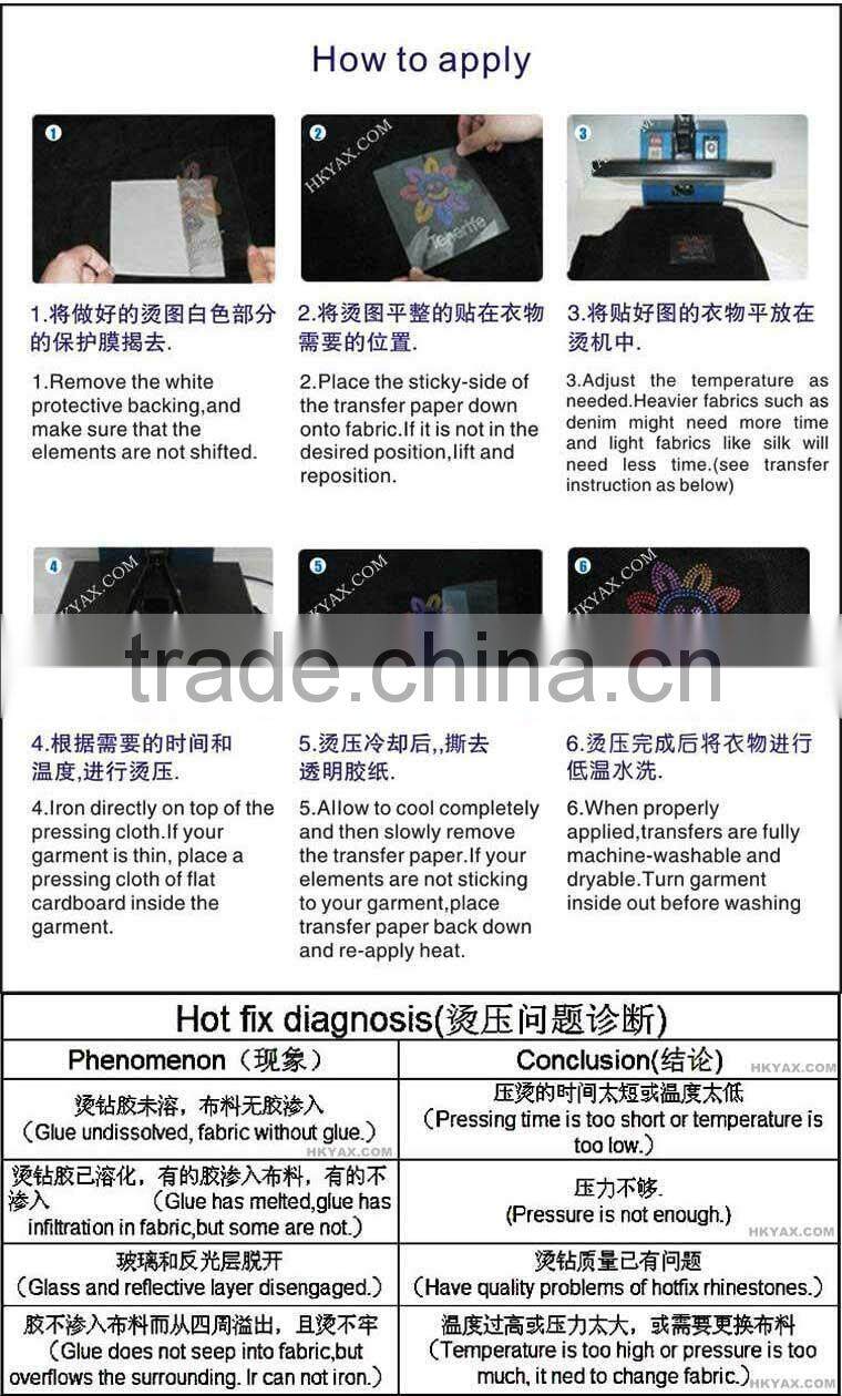 Citrine 2mm 3mm 4mm 5mm 6mm rhinestud hotfix,hot fix rhinestud heat transfer octagon for clothing garment