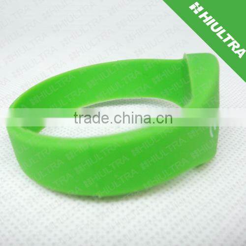 Silicone rfid contactless wristband for water park