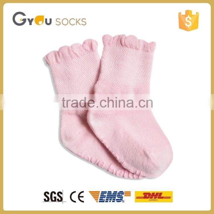 lace trim gift for girls baby cotton anti slip tube socks