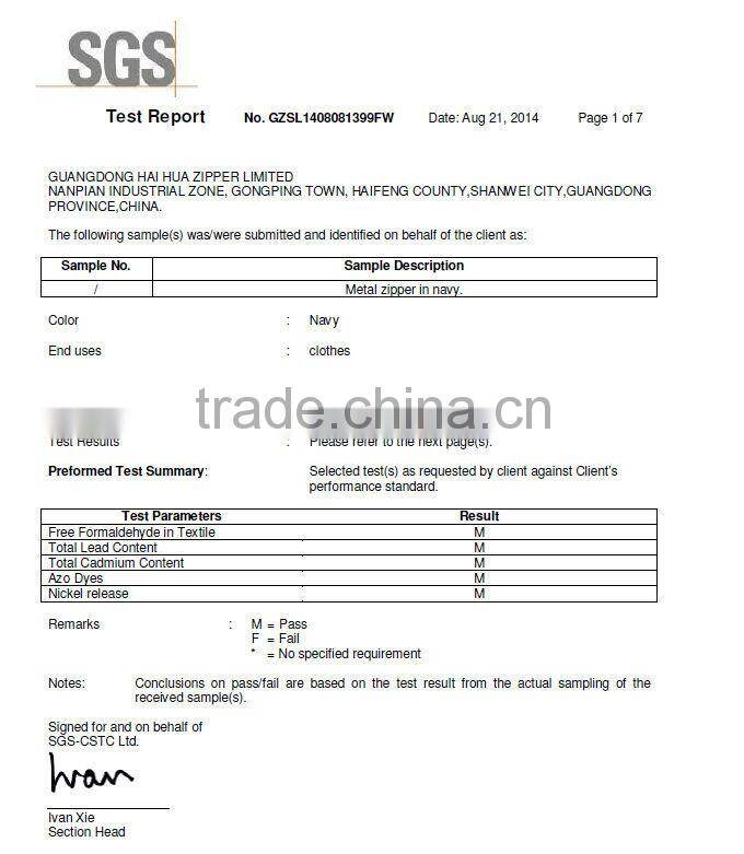 4.5#small metal teeth zipper roll