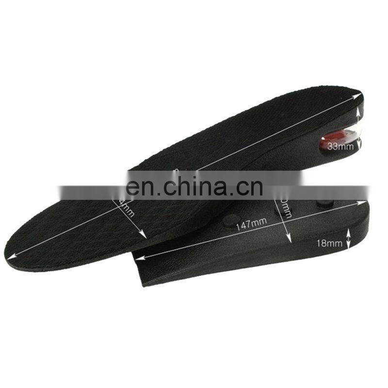 1 Pairs Men Air Cushion PU Adjustable height increase insole/Shoe Pad For and Women Two-piece Design Hot