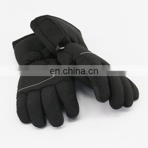 Spot heating charging keeping warm  heating autumn and winter thickening 5 fingers outdoor hiking and cycling gloves