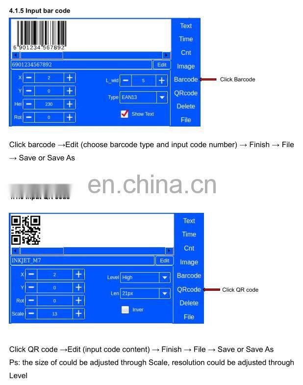 M3S English Version + Original Quick Drying Ink Cartridge Optional Ink Color Handheld Inkjet Printer