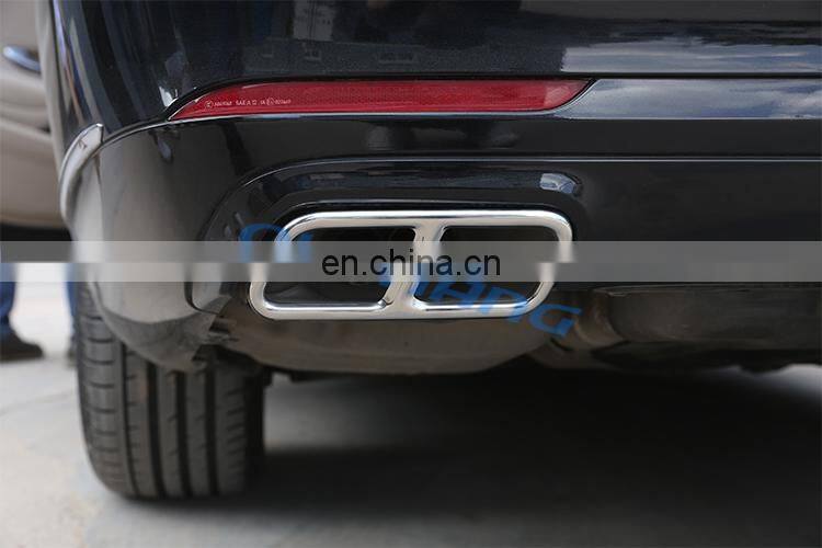 Stainless Steel Exhaust Rear Dual Cover Trim Stickers For Mercedes Benz S Class Coupe R Class