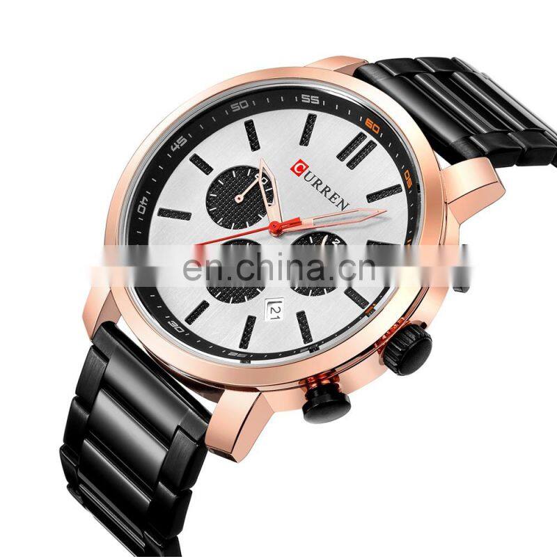 CURREN 8315 Men's Fashion&Casual Watch Japan Quartz Movement Stainless Steel Band Business Watch