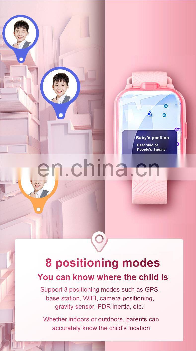 2021 SOS anti-lost alarm clock remote monitor smartwatch mobile phone watch kids 4G LTE GPS Smart Watch