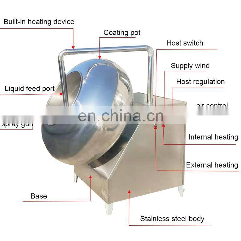 Best-selling factory outlet Walnut popcorn sugar chocolate coating machine