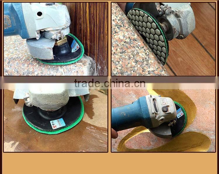 Universal polishing pads for marble grinding