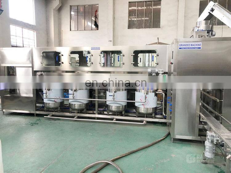 QGF-450 automatic 20l bottled water filling machine 5 gallon production line