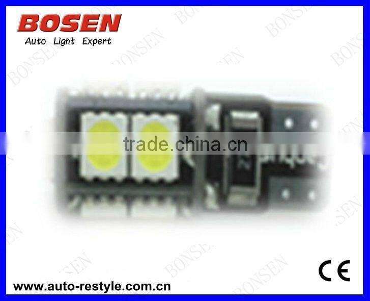 8smd non-polarity Canbus LED lamps T10