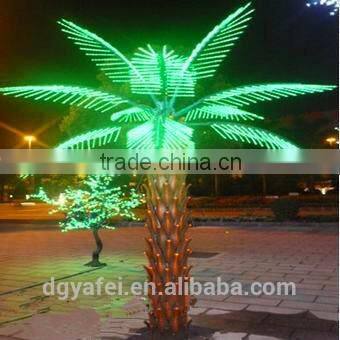 LED artificial palm tree/the palm tree with lighting